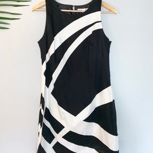Black and white Cleo dress